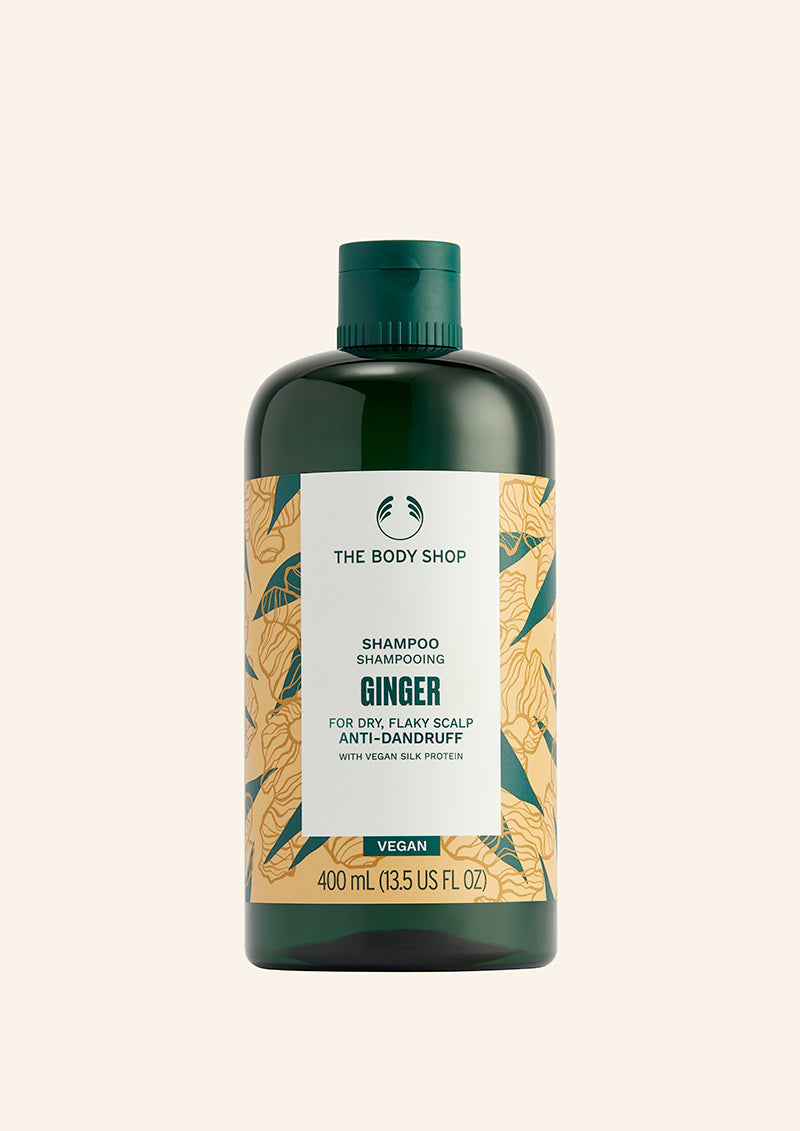 Anti-Dandruff Shampoo Ginger-the body shop-400ml Clari