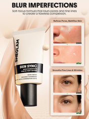 SHEGLAM Skin Sync Satin Foundation-Porcelain