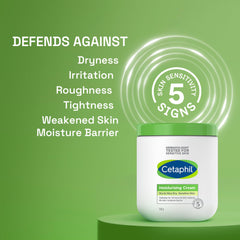 Cetaphil Moisturizing Cream, Face & Body Moisturizer for Men & Women, Dry to Very Dry Sensitive Skin, Unscented - 100g