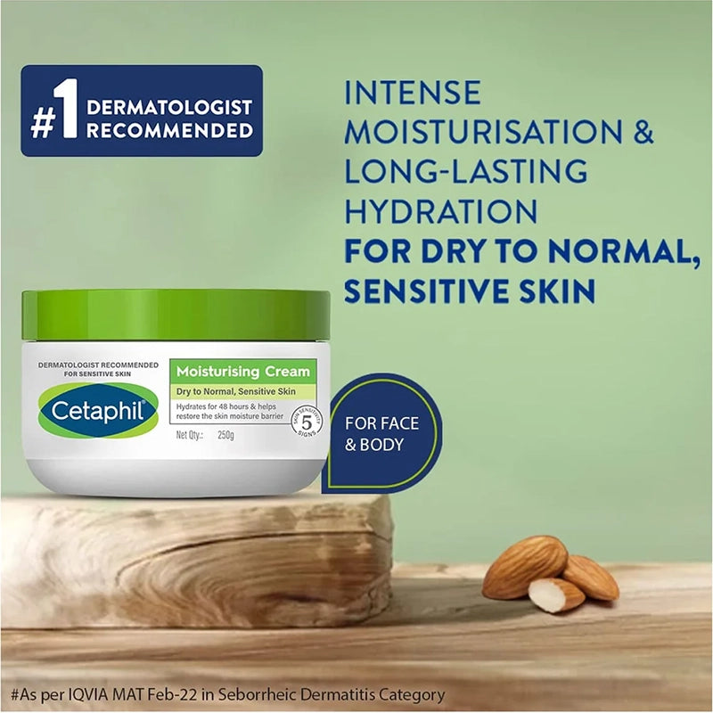Cetaphil Moisturizing Cream Very Dry Sensitive Skin - 250g