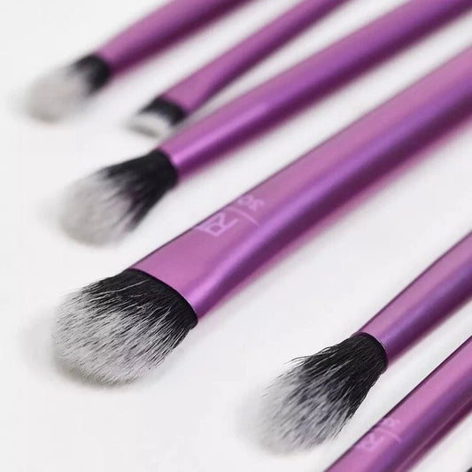 Real Techniques Makeup Brushes Everyday Eye Essentials 8-Piece Eyeshadow Set