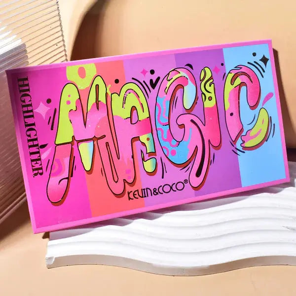 8-COLOR MAGIC SHINING HIGHLIGHTER PALETTE makeup