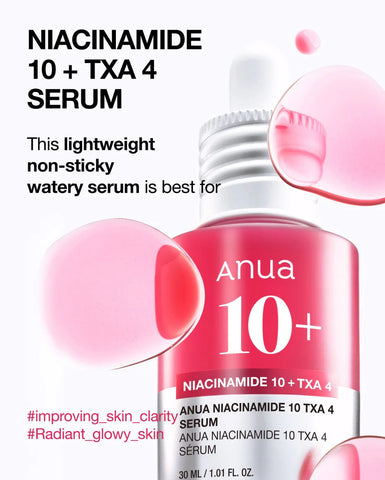 ANUA NIACINAMIDE 10%+TXA 4% Serum NEW