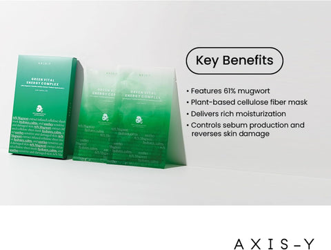 AXIS-Y Mugwort Green Vital Energy Complex Sheet Mask 27ml