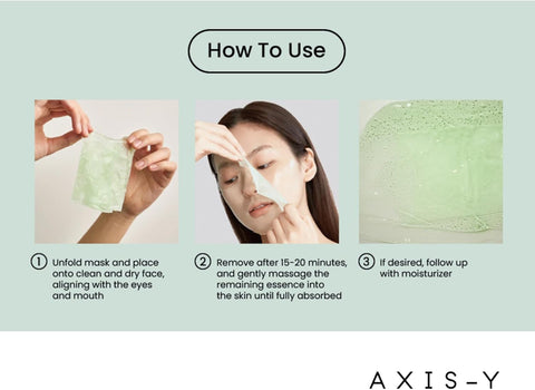AXIS-Y Mugwort Green Vital Energy Complex Sheet Mask 27ml