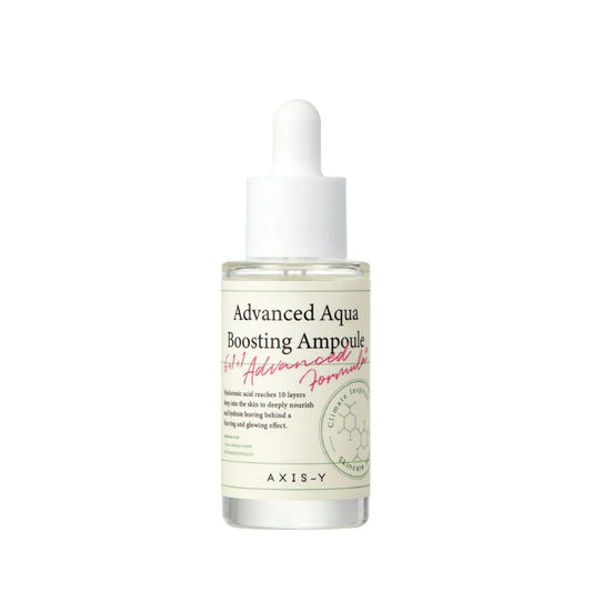 AXIS‑Y Advanced Aqua Boosting Ampoule – 30ml Deep Hydration &amp; Calming Support in a Lightweight Gel Serum