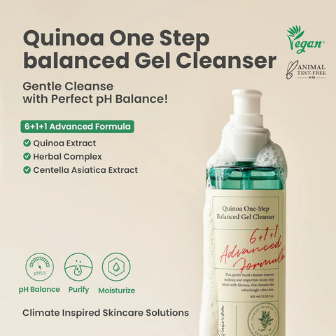 Axis-Y Quinoa One-Step Balanced Gel Cleanser | Buy in Pakistan - Clari