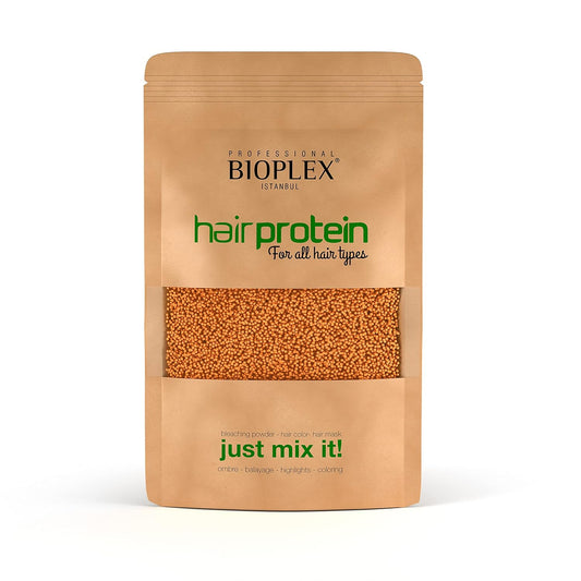 Bioplex hair protein package on a white background