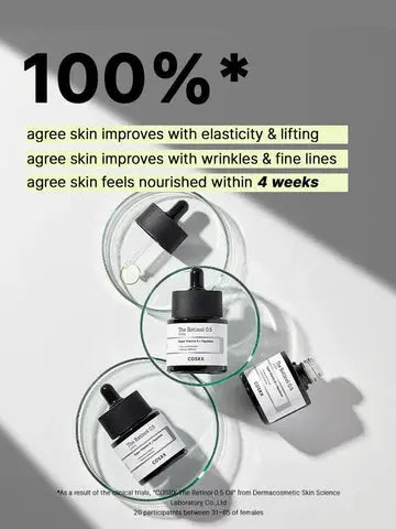 COSRX The Retinol 0.5 Oil 20ml – Anti-Aging Facial Oil for Fine Lines & Wrinkles | clari.com.pk Clari