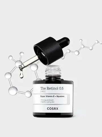 COSRX The Retinol 0.5 Oil 20ml – Anti-Aging Facial Oil for Fine Lines & Wrinkles | clari.com.pk Clari