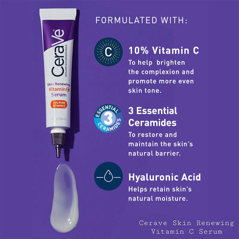 CeraVe - Skin Renewing Vitamin C Serum 30ml Clari