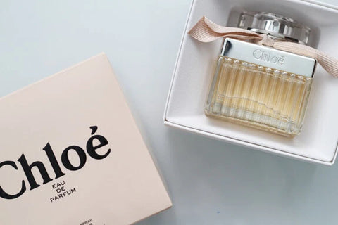 Chloe Eau de Parfum bottle and packaging on a light background