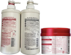 Fino Premium Touch Shampoo 550ml Conditioner 550ml Treatment Hair Pack Oil Set