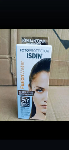Isdin Fotoprotector Fusion Water SPF 50+ 50 ml 1.7fl.oz Original.