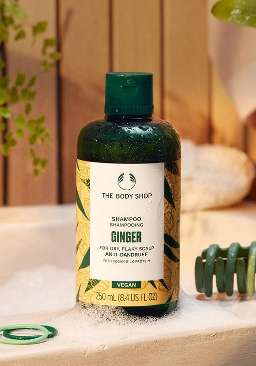 Anti-Dandruff Shampoo Ginger-the body shop-400ml Clari