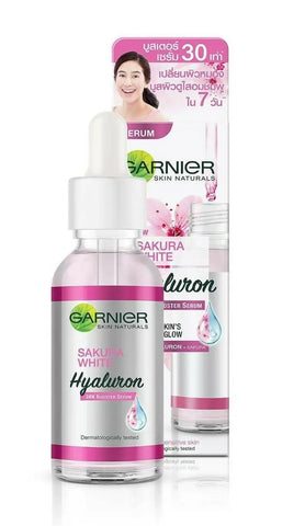 Garnier - Sakura White Hyaluron Booster Facial Serum Natural Radiant Pinkish - 30ml clari