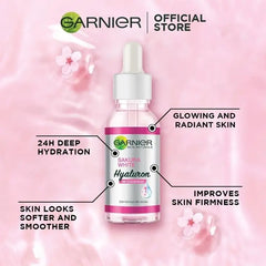 Garnier - Sakura White Hyaluron Booster Facial Serum Natural Radiant Pinkish - 30ml clari