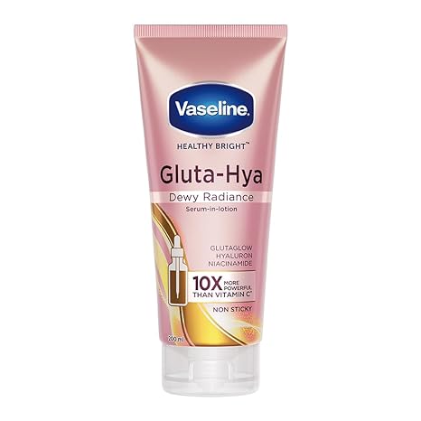 Vaseline Gluta-Hya skincare product on a white background