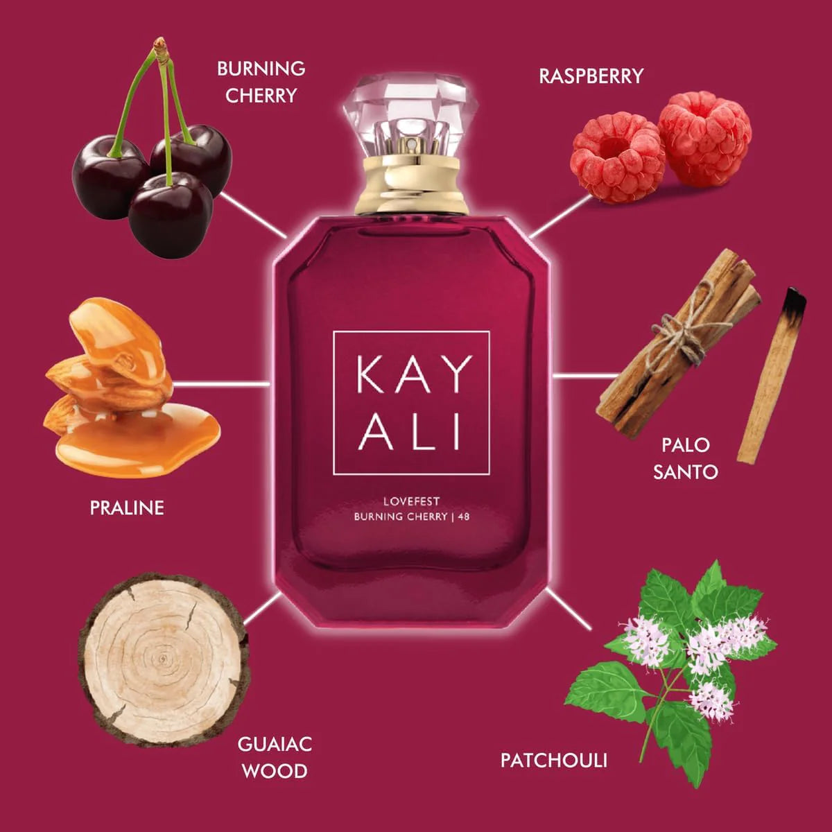 Kayali Lovefest Burning Cherry 48 EDP 100ml