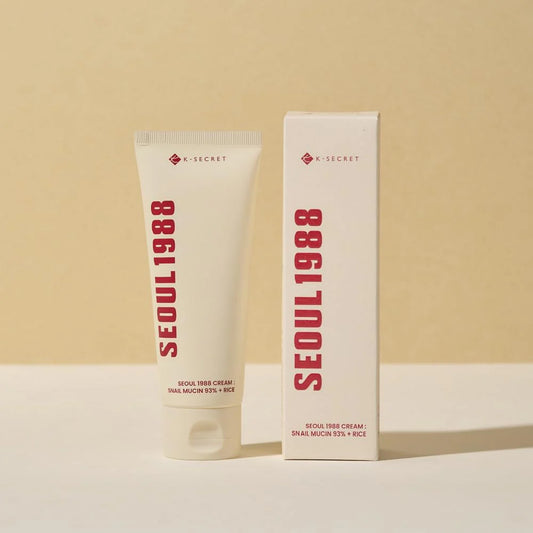 KSecret Seoul1988 Cream: Snail Mucin 93% + Rice 100ml