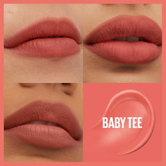 MAYBELLINE Super Stay Teddy Lip Tint, Long Lasting Matte Lipstick For Up To 12HR Wear, Wild At Heart, 1 Count