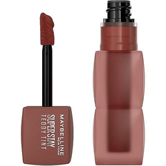 MAYBELLINE Super Stay Teddy Lip Tint, Long Lasting Matte Lipstick For Up To 12HR Wear, Wild At Heart, 1 Count