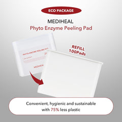 Mediheal Phyto Enzyme Peeling Pad (90 Pads) - Pore Tightening Pads for Deep Cleansing and Exfoliation