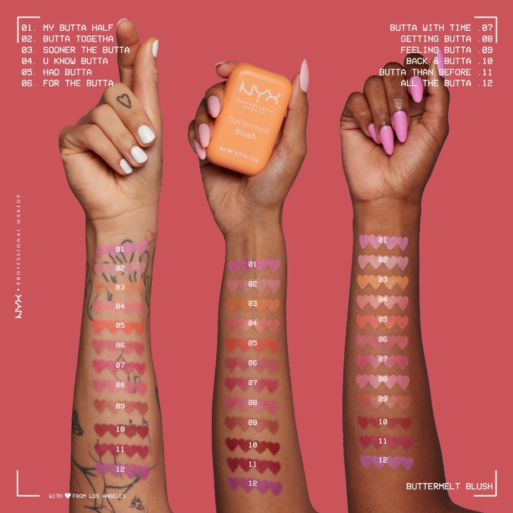 NYX Professional Makeup Buttermelt Powder Blush