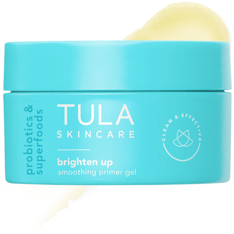TULA Probiotic Skin Care Brighten Up Smoothing Primer Gel | Silicone-Free, Non-Comedogenic Face Primer Grips Makeup, Infused with Yuzu and Willowherb | 1.41...