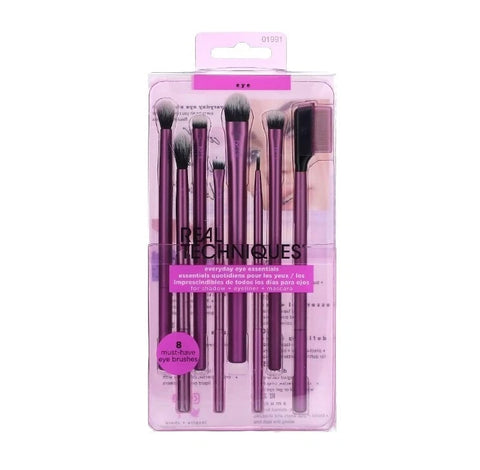Real Techniques Makeup Brushes Everyday Eye Essentials 8-Piece Eyeshadow Set | Buy in Pakistan - Clari