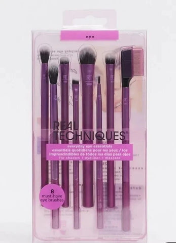 Real Techniques Makeup Brushes Everyday Eye Essentials 8-Piece Eyeshadow Set | Buy in Pakistan - Clari