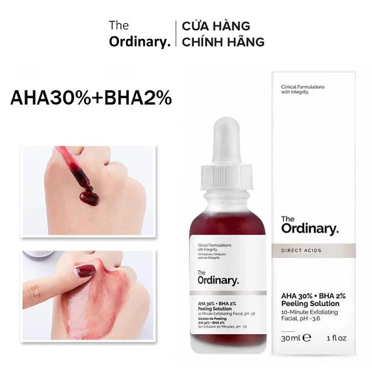 The Ordinary -Peeling Solution AHA 30% + BHA 2% 30ml Ordinary