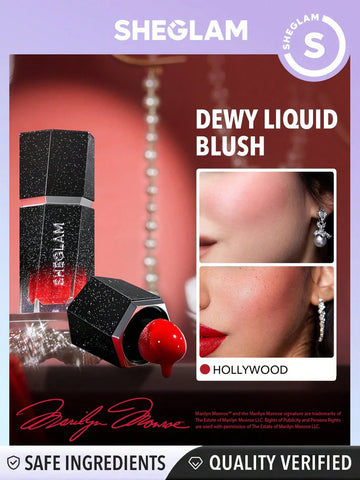 SHEGLAM Marilyn Monroe X Color Bloom Dewy Liquid Blush - Hollywood Glow | Buy in Pakistan - Clari