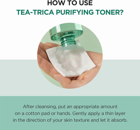 SKIN1004 Tea-Trica Purifying Toner 7.10 fl.oz, 210ml, Soothing Hydration, Acne Care