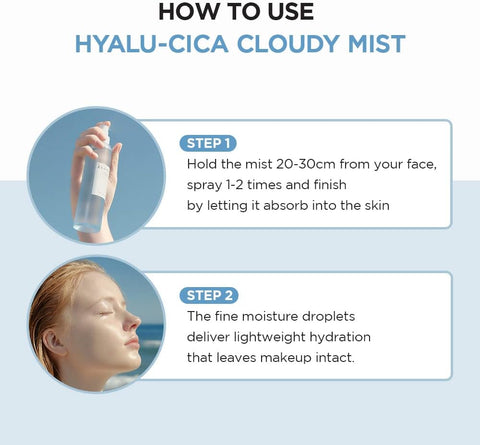 SKIN1004 Hyalu-CICA Cloudy Mist – Hydration & Calm in Every Spritz! 💧
