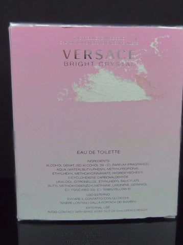 VERSACE BRIGHT CRYSTAL Eau De Toilette Natural Spray 3 fl.oz. 90 ml For Women