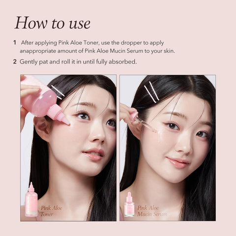 APRILSKIN Pink Aloe Mucin Serum 30ml Expiry 03 - 2027