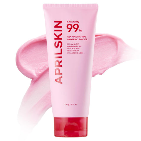 APRILSKIN TXA Niacinamide 99 Deep bubble gum Cleanser 120g Expiry 10 - 2027