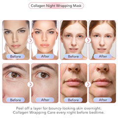 Medicube Bio Collagen Face Mask Overnight, Bio Collagen Face Mask, Bio Collagen Mask, Hydrating Overnight Hydrogel Mask, Pore Minimizing, Elasticity (Pack Of 1, TUBE 75 gm)