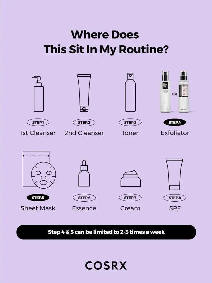 COSRX BHA Blackhead Power Liquid 100ml | Best Korean Exfoliating Toner for Blackheads, Clogged Pores & Acne-Prone Skin in Pakistan Clari