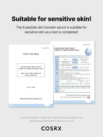 COSRX The 6 Peptide Skin Booster Serum | Anti-Aging, Firming & Brightening Serum for All Skin Types in Pakistan Clari