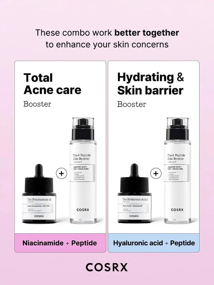 COSRX The 6 Peptide Skin Booster Serum | Anti-Aging, Firming & Brightening Serum for All Skin Types in Pakistan Clari