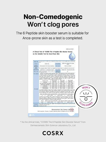 COSRX The 6 Peptide Skin Booster Serum | Anti-Aging, Firming & Brightening Serum for All Skin Types in Pakistan Clari