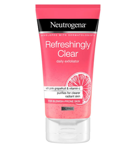 Refreshingly Clear Oil Free Daily Exfoliator-Neutrogena- 150Ml Clari