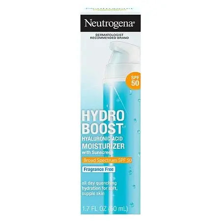 Neutrogena HydroBoost Hyaluronic Acid Moisturizer SPF 50 best seller