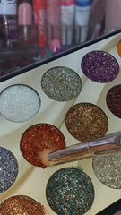 MISS ROSE 18-Color Sequin Glitter Eyeshadow MAKE UP