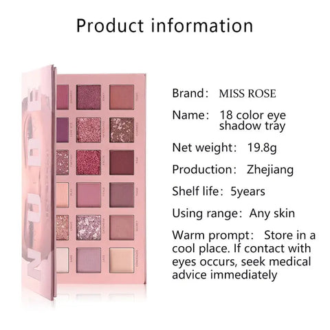 Sunset Desert Eye Shadow Palette B MAKE UP