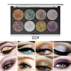 Miss Rose 8 Color Glitter Makeup Palette best seller