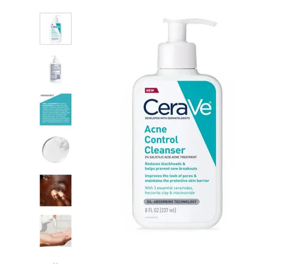 Cerave - Acne Control Cleanser 237mL Clari