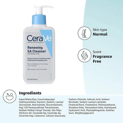 CeraVe - Renewing SA Cleanser 8 oz 236 ml CeraVE